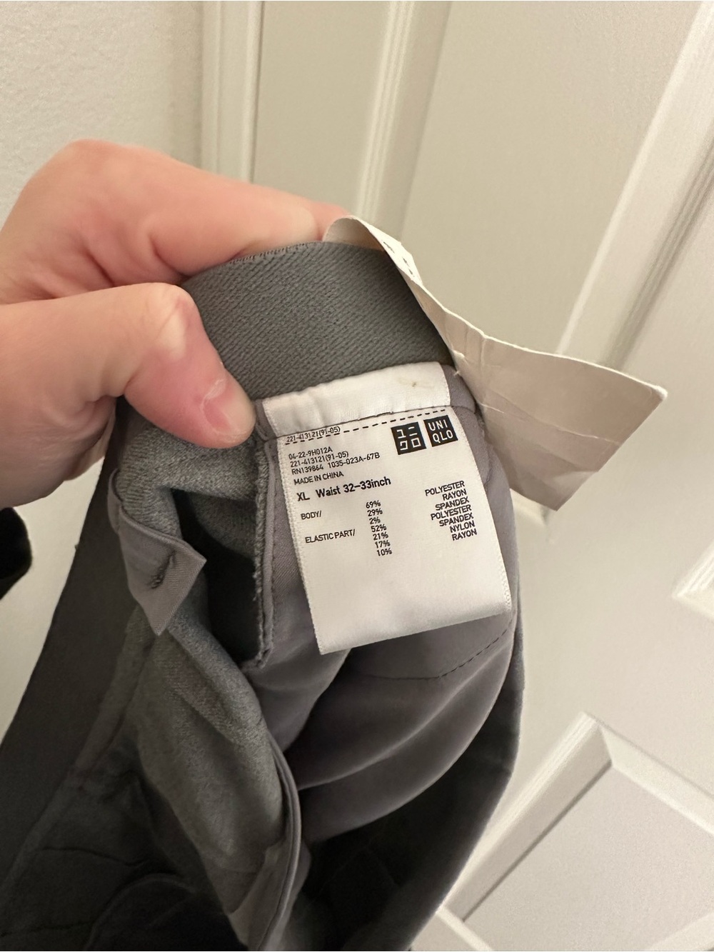 Uniqlo Women’s EZY Smart Ankle Pants Light Gray Size XL - Picture 7 of 7